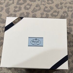 Prada White and Blue Gift Box